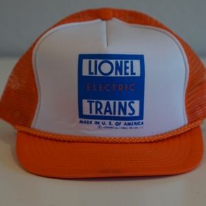 Vintage 80's trucker hat - Lionel Trains
